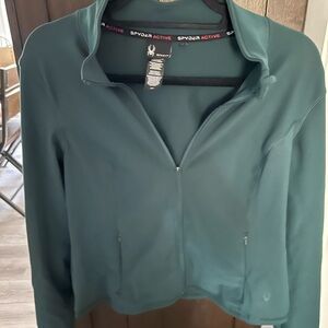 Spyder Women's Green Workout Jacket